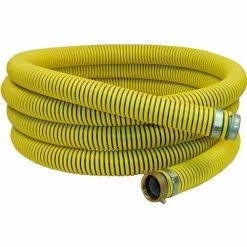 Apache Hose & Belting 2" x 20' Fertilizer Solution Suction / Discharge Hose Assembly w/ M x F Aluminum Short Shanks