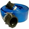 Apache Hose & Belting PVC Lay Flat Discharge Hose w/ C x E Poly Cam & Groove Fittings, 2" x 25' -Hoses & Tubes Sales 2022 ACH 98138044