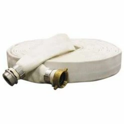 Apache Hose & Belting 2" x 25' Mill Wash Down / Discharge Hose Coupled w/ M x F Aluminum Short Shanks