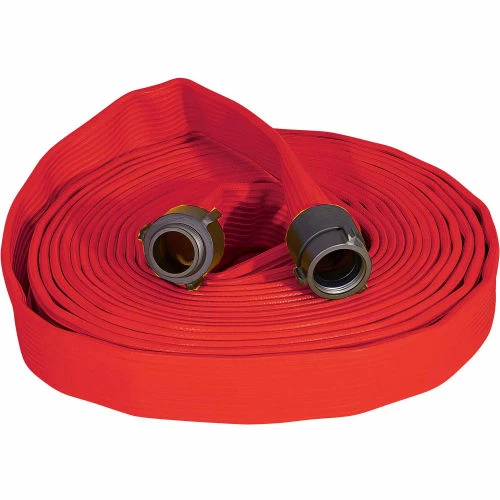 Kuriyama Fire Products JAFRIB Standard Nitrile Fire Hose, 2" X 100 Ft, 300 PSI, Red 3 Kuriyama Fire Products JAFRIB Standard Nitrile Fire Hose, 2" X 100 Ft, 300 PSI, Red