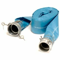 BE Pressure Discharge Hose Kit, 4" Dia., 50'L, 55 PSI