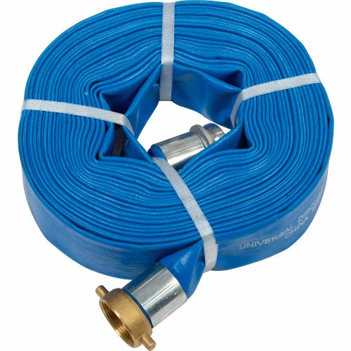 Apache Hose & Belting Apache 98138015 1-1/2" x 50' PVC Lay Flat Discharge Hose w/ M x F Aluminum Short Shanks 4 Apache Hose & Belting Apache 98138015 1-1/2" x 50' PVC Lay Flat Discharge Hose w/ M x F Aluminum Short Shanks - Image 2