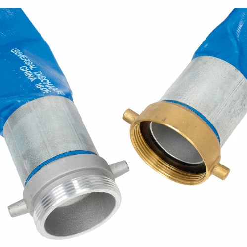 Apache Hose & Belting Apache 98138065 3" x 50' PVC Lay Flat Discharge Hose w/ M x F Aluminum Short Shanks 5 Apache Hose & Belting Apache 98138065 3" x 50' PVC Lay Flat Discharge Hose w/ M x F Aluminum Short Shanks - Image 3