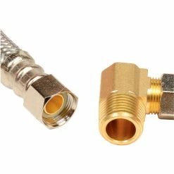 Fluidmaster B6W72 Dishwasher Water Supply Connector 3/8 In. Compression X 72 In - Braided SS -Hoses & Tubes Sales 2022 B796103 02