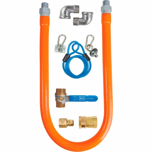 BK Resources 1" x 36" Commercial Gas Hose Kit CSA and ANSI Approved, BKG-GHC-10036-SCK3 3 BK Resources 1" x 36" Commercial Gas Hose Kit CSA and ANSI Approved, BKG-GHC-10036-SCK3