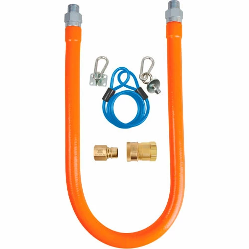 BK Resources 1/2" x 24" Commercial Gas Hose Kit CSA and ANSI Approved, BKG-GHC-5024-SCK2 3 BK Resources 1/2" x 24" Commercial Gas Hose Kit CSA and ANSI Approved, BKG-GHC-5024-SCK2