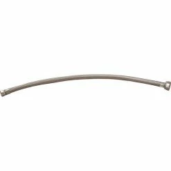 Jones Stephens Flexible Stainless Steel Faucet Connector, 12"L, 3/8" x 1/2" OD x FIP