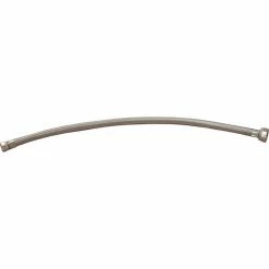 Jones Stephens Flexible Stainless Steel Faucet Connector, 20"L, 3/8" x 1/2" OD x FIP