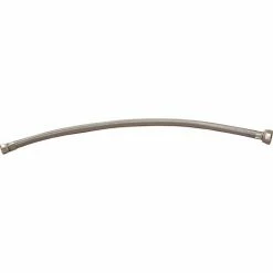 Jones Stephens Flexible Stainless Steel Faucet Connector, 20"L, 1/2" x 1/2" FIP x FIP
