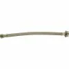 Jones Stephens Flexible Stainless Steel Ballcock Connector with Brass Nut, 20"L, 3/8" OD x 7/8" BC -Hoses & Tubes Sales 2022 JO5 S04288