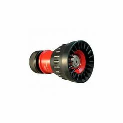 Moon American Fire Hose Fog Nozzle W/ Bumper - 1-1/2 In. NPSH - 20 To 60 GPM - Aluminum