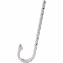 Black Swan DWV Plastic J-Hook - Bagged, 2" X 7" - Pkg Qty 6