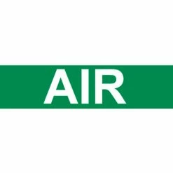 Pressure-Sensitive Pipe Marker - Air, Pack Of 25