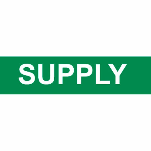 Pressure-Sensitive Pipe Marker - Supply, Pack Of 25 3 Pressure-Sensitive Pipe Marker - Supply, Pack Of 25