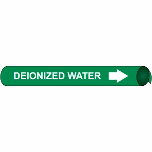 Precoiled and Strap-on Pipe Marker - Deionized Water 3 Precoiled and Strap-on Pipe Marker - Deionized Water