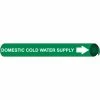 Precoiled and Strap-on Pipe Marker - Domestic Cold Water Supply 2 Precoiled and Strap-on Pipe Marker - Domestic Cold Water Supply -Hoses & Tubes Sales 2022 NM A4036
