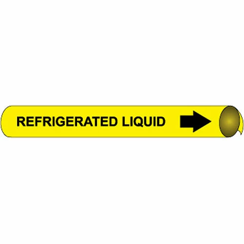 Precoiled and Strap-on Pipe Marker - Refrigerated Liquid 3 Precoiled and Strap-on Pipe Marker - Refrigerated Liquid