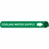 Precoiled and Strap-on Pipe Marker - Cooling Water Supply -Hoses & Tubes Sales 2022 NM A4119