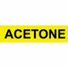 Pressure-Sensitive Pipe Marker - Acetone, Pack Of 25