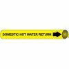 Precoiled and Strap-on Pipe Marker - Domestic Hot Water Return 2 Precoiled and Strap-on Pipe Marker - Domestic Hot Water Return -Hoses & Tubes Sales 2022 NM B4037