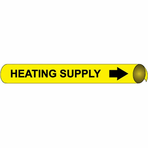 Precoiled and Strap-on Pipe Marker - Heating Supply 3 Precoiled and Strap-on Pipe Marker - Heating Supply