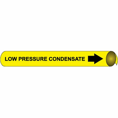 Precoiled and Strap-on Pipe Marker - Low Pressure Condensate 3 Precoiled and Strap-on Pipe Marker - Low Pressure Condensate