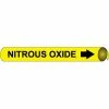 Precoiled and Strap-on Pipe Marker - Nitrous Oxide -Hoses & Tubes Sales 2022 NM B4075