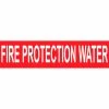 Pressure-Sensitive Pipe Marker - Fire Protection Water, Pack Of 25 -Hoses & Tubes Sales 2022 NM C1107R