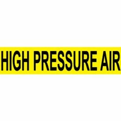 Pressure-Sensitive Pipe Marker - High Pressure Air, Pack Of 25