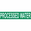 Pressure-Sensitive Pipe Marker - Processed Water, Pack Of 25 -Hoses & Tubes Sales 2022 NM C1197G