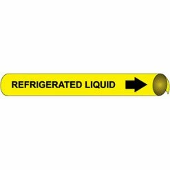 Precoiled and Strap-on Pipe Marker - Refrigerated Liquid