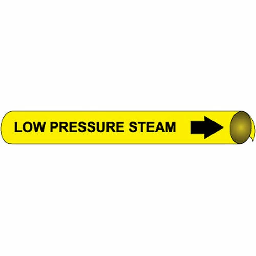 Precoiled and Strap-on Pipe Marker - Low Pressure Steam 3 Precoiled and Strap-on Pipe Marker - Low Pressure Steam