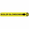 Precoiled and Strap-on Pipe Marker - Boiler Blowdown -Hoses & Tubes Sales 2022 NM G4007