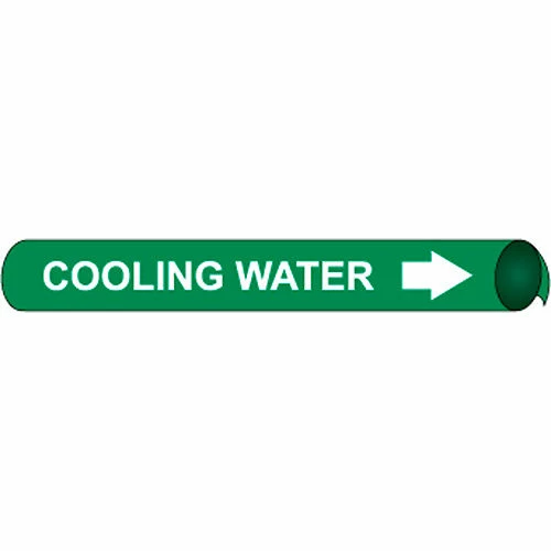 Precoiled and Strap-on Pipe Marker - Cooling Water 3 Precoiled and Strap-on Pipe Marker - Cooling Water