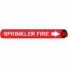 Precoiled and Strap-on Pipe Marker - Sprinkler Fire -Hoses & Tubes Sales 2022 NM G4095