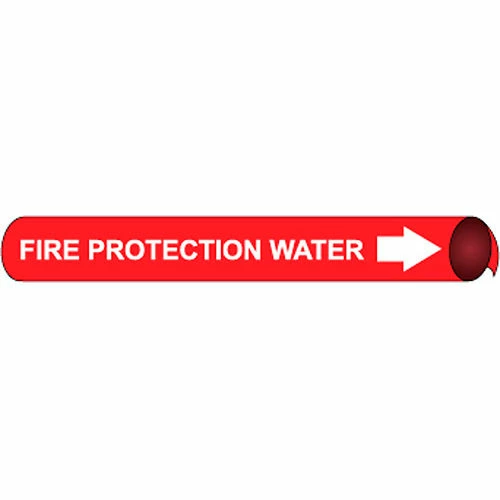 Precoiled and Strap-on Pipe Marker - Fire Protection Water 3 Precoiled and Strap-on Pipe Marker - Fire Protection Water