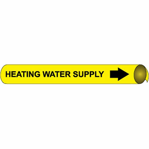 Precoiled and Strap-on Pipe Marker - Heating Water Supply 3 Precoiled and Strap-on Pipe Marker - Heating Water Supply