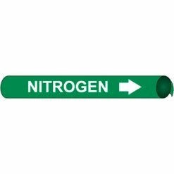 Precoiled and Strap-on Pipe Marker - Nitrogen