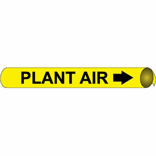 Precoiled and Strap-on Pipe Marker - Plant Air 3 Precoiled and Strap-on Pipe Marker - Plant Air