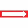 Pressure-Sensitive Pipe Marker - Direction Arrow Red, Pack Of 25 -Hoses & Tubes Sales 2022 NM HL2052R