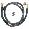 Plumb Pak Washing Machine Hose 3/4 In. F.H.T. X 3/4 In. F.H.T. X 72 In. W/90 Degree Elbow - Reinforced Rubber - Pkg Qty 20 -Hoses & Tubes Sales 2022 TKM PP850 6